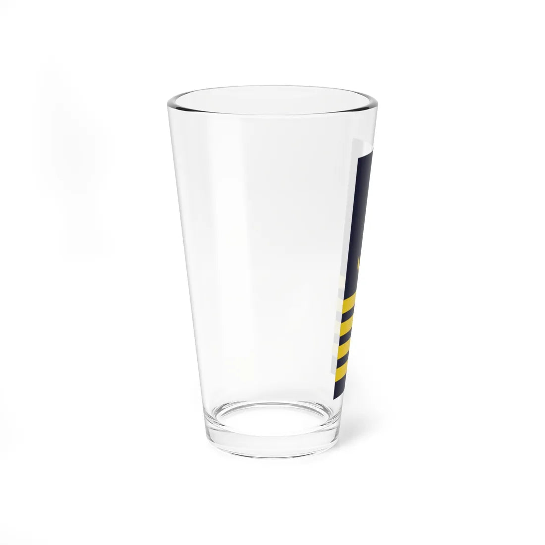 SWE Navy 4Stripes (Sweden) (Military Rank) Pint Glass 16oz - Go Mug Yourself