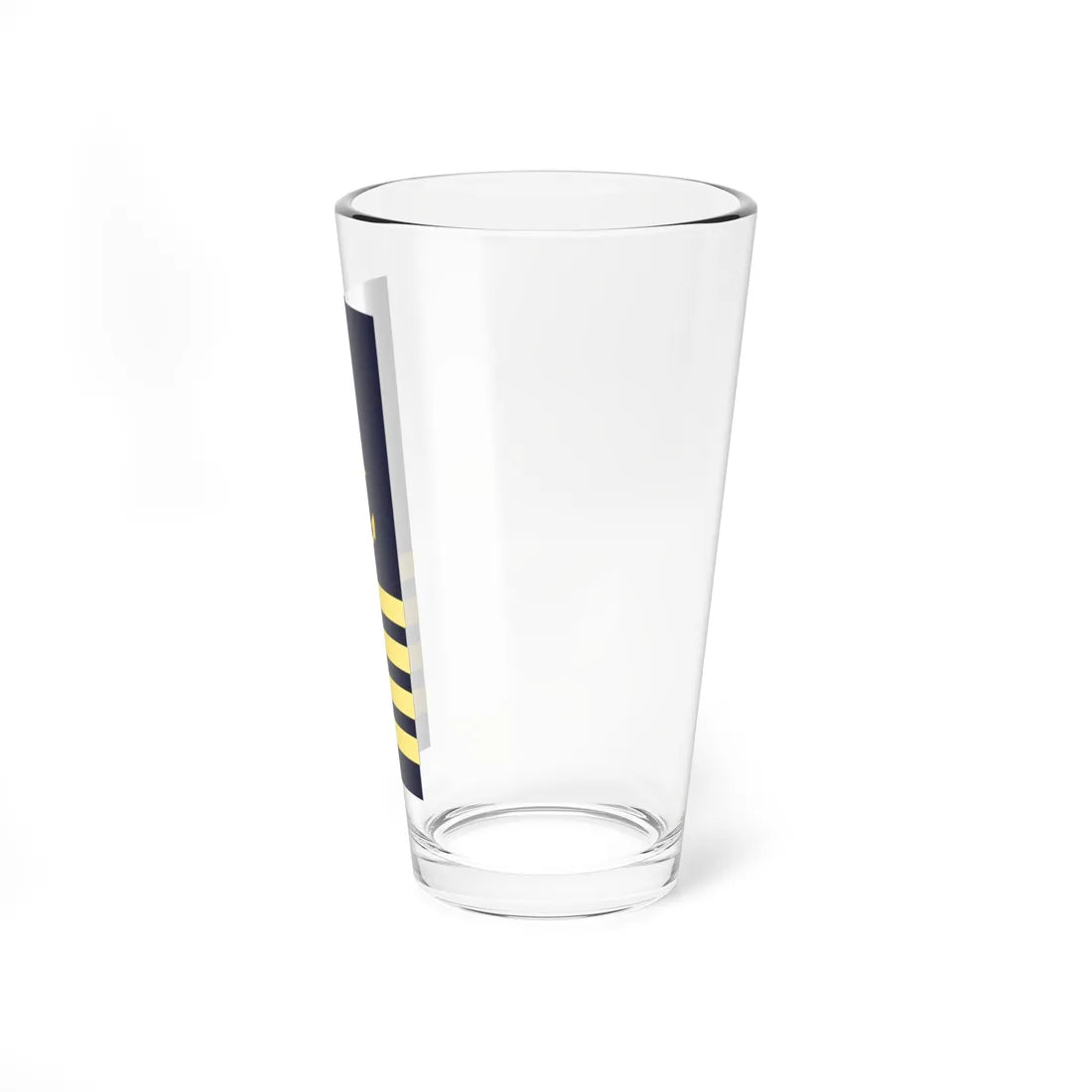 SWE Navy 4Stripes (Sweden) (Military Rank) Pint Glass 16oz - Go Mug Yourself