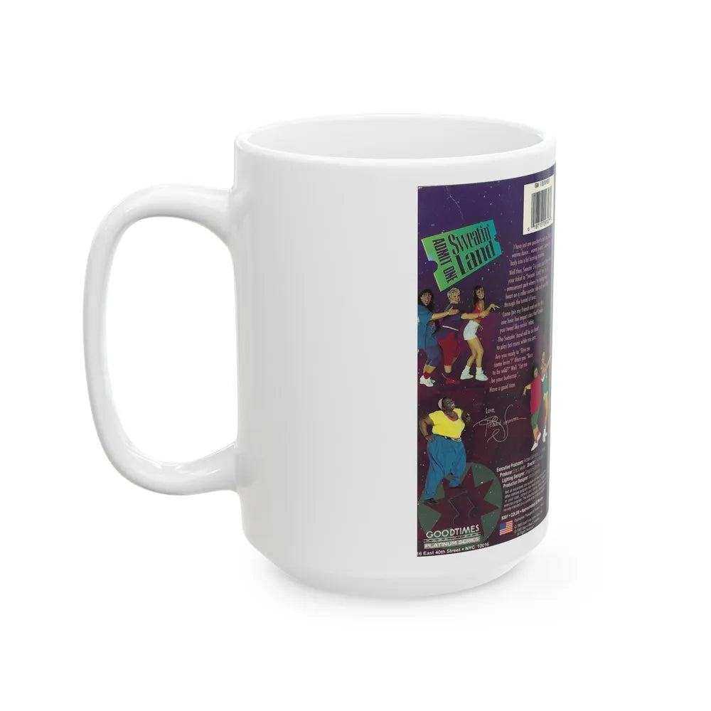 SWEATIN TO THE OLDIES 3 (VHS COVER) - White Coffee Mug-Go Mug Yourself