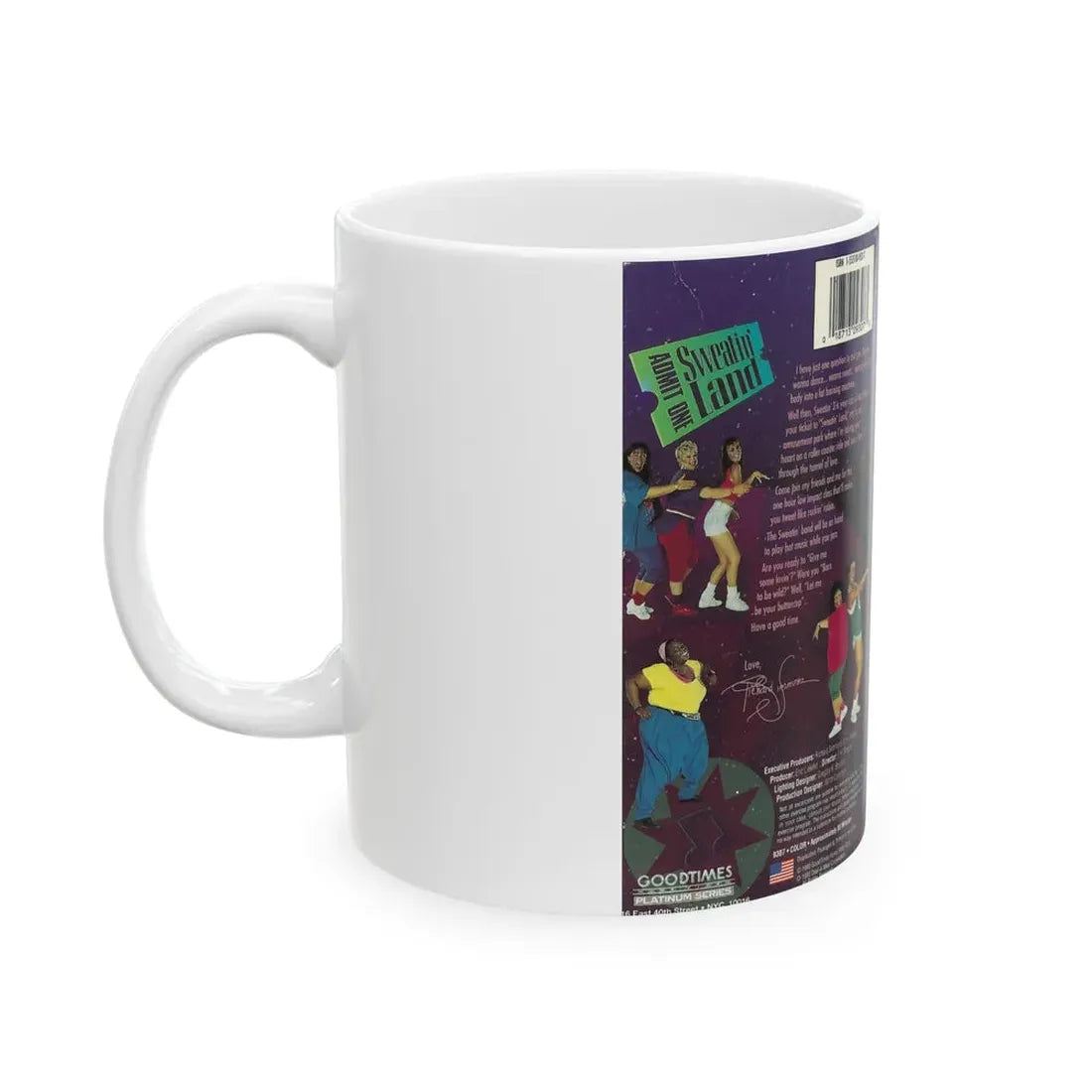 SWEATIN TO THE OLDIES 3 (VHS COVER) - White Coffee Mug - Go Mug Yourself