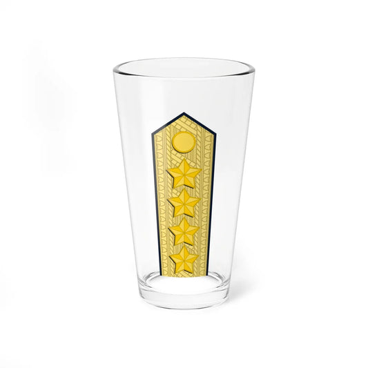 Sweden AirForce OF 9 (Sweden) (Military Rank) Pint Glass 16oz 16oz - Go Mug Yourself