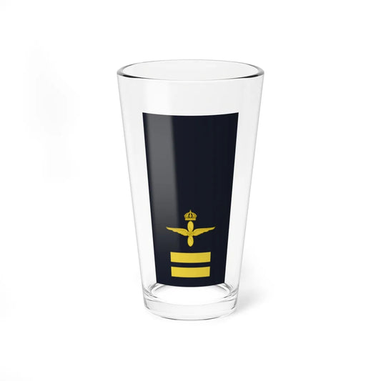 Sweden AirForce OR 1c 2019 (Sweden) (Military Rank) Pint Glass 16oz 16oz - Go Mug Yourself