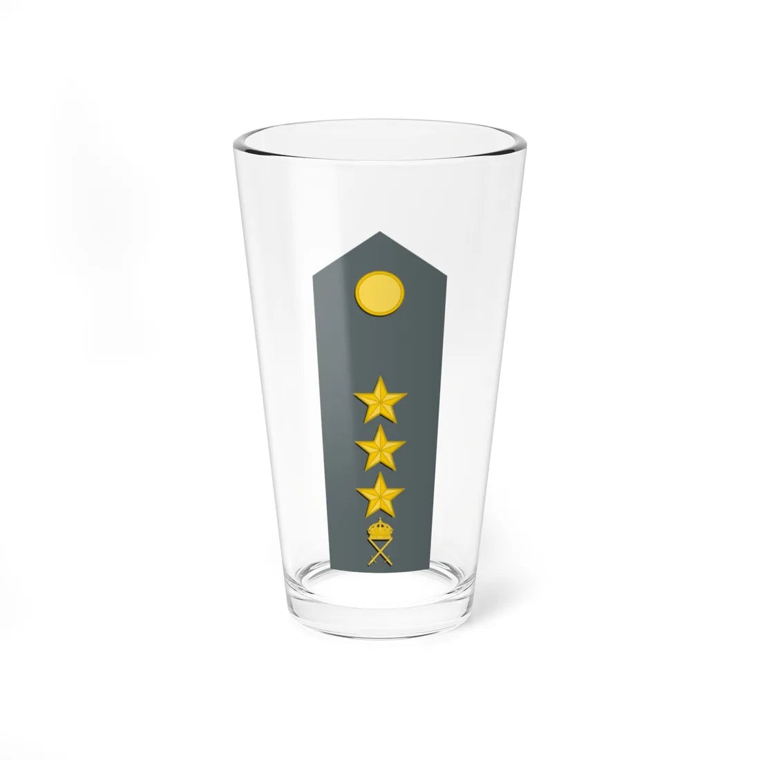 Sweden Army OF 2 M1987 (Sweden) (Military Rank) Pint Glass 16oz 16oz - Go Mug Yourself