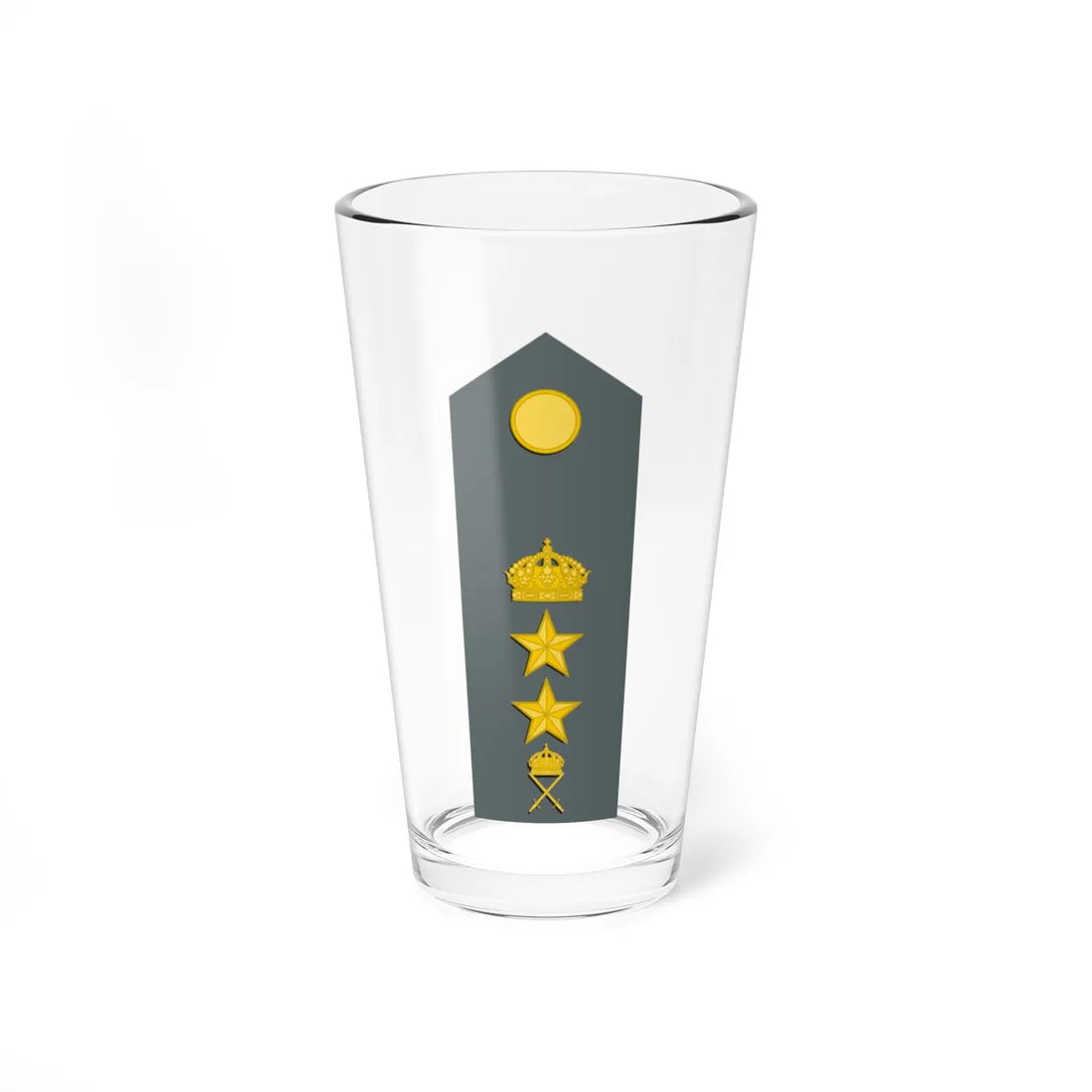 Sweden Army OF 4 M1987 (Sweden) (Military Rank) Pint Glass 16oz 16oz - Go Mug Yourself