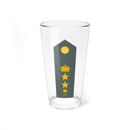 Sweden Army OF 4 M1987 (Sweden) (Military Rank) Pint Glass 16oz 16oz - Go Mug Yourself