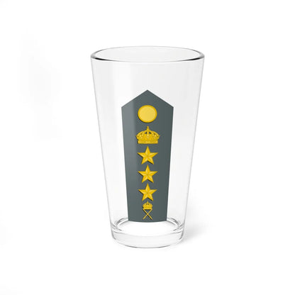 Sweden Army OF 5 M1987 (Sweden) (Military Rank) Pint Glass 16oz 16oz - Go Mug Yourself