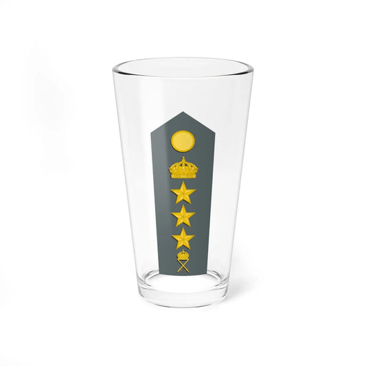 Sweden Army OF 5 M1987 (Sweden) (Military Rank) Pint Glass 16oz 16oz - Go Mug Yourself