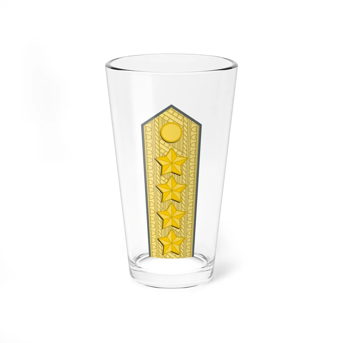 Sweden Army OF 9 M1987 (Sweden) (Military Rank) Pint Glass 16oz 16oz - Go Mug Yourself