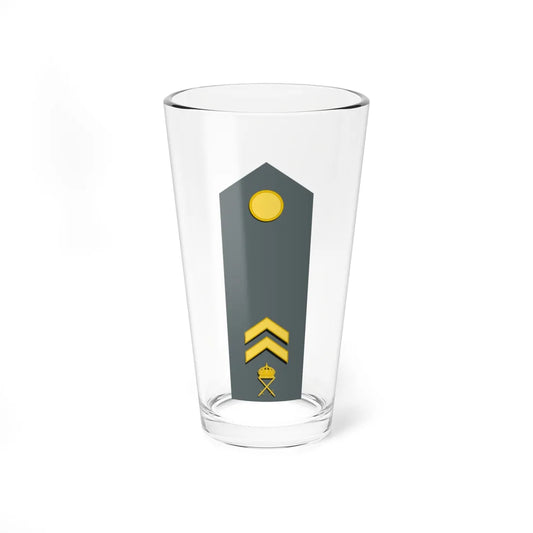 Sweden Army OR 4 M1987 (Sweden) (Military Rank) Pint Glass 16oz 16oz - Go Mug Yourself