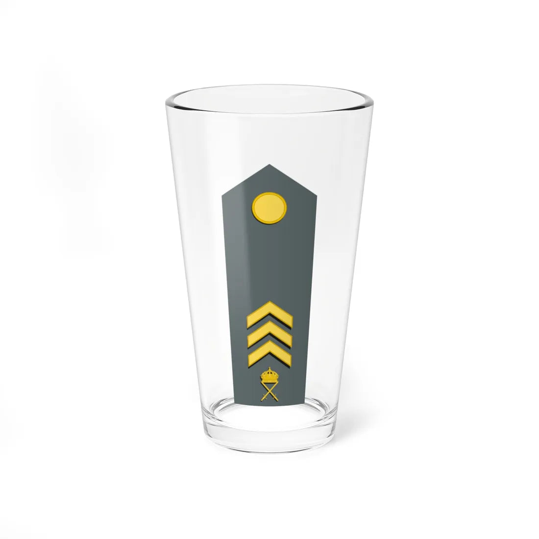 Sweden Army OR 5a M1987 (Sweden) (Military Rank) Pint Glass 16oz 16oz - Go Mug Yourself