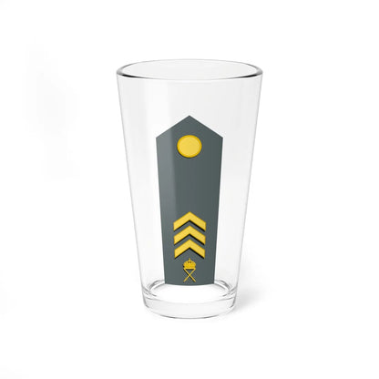 Sweden Army OR 5a M1987 (Sweden) (Military Rank) Pint Glass 16oz 16oz - Go Mug Yourself