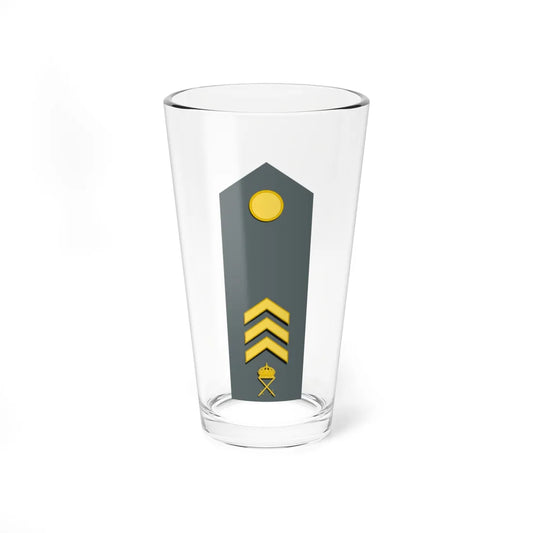 Sweden Army OR 5a M1987 (Sweden) (Military Rank) Pint Glass 16oz 16oz - Go Mug Yourself