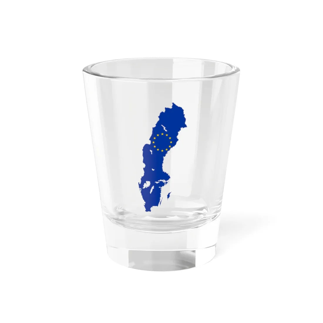 Sweden EU (Sweden) Shot Glass 1.5oz 1.5oz - Go Mug Yourself