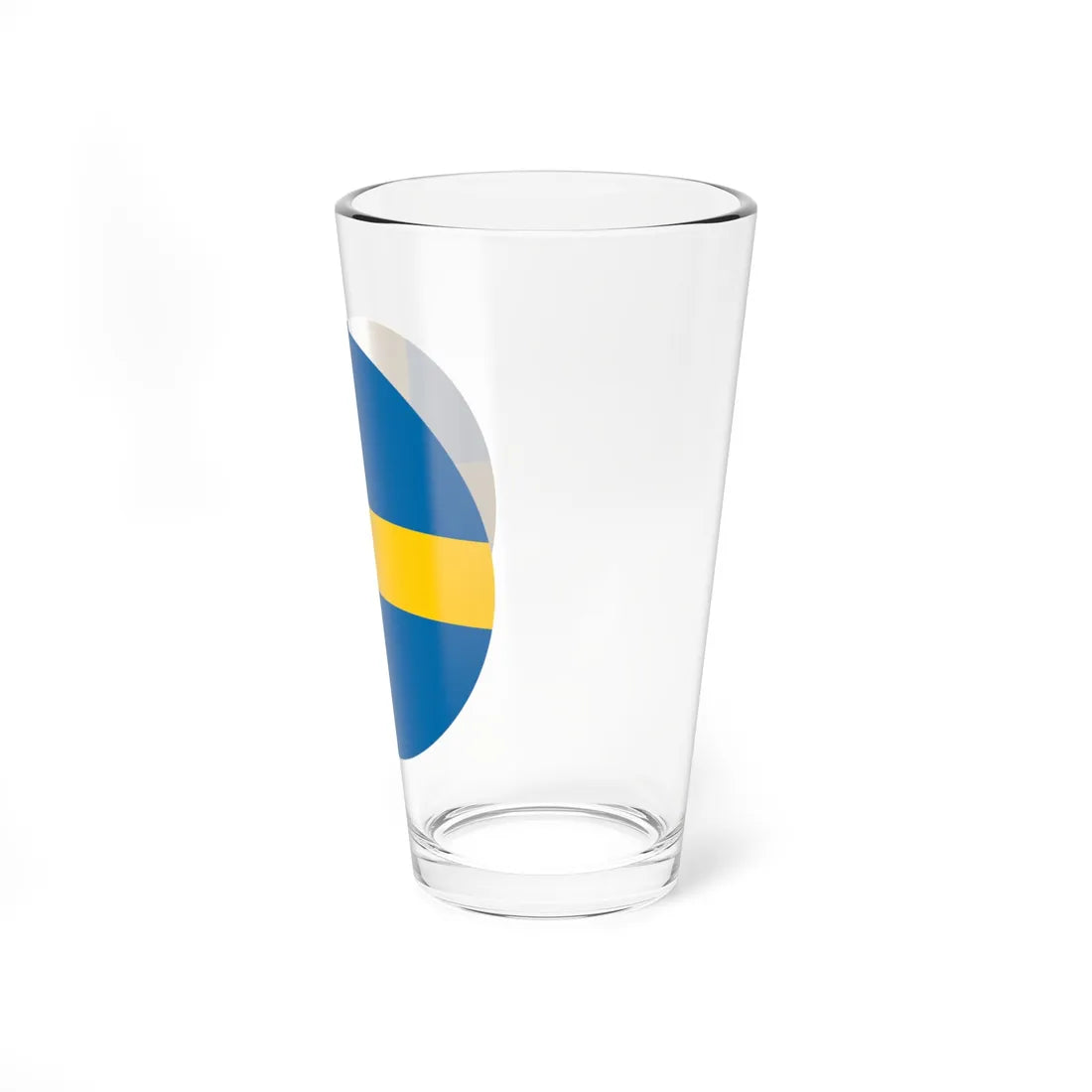 Sweden flag orb icon (Sweden) Pint Glass 16oz - Go Mug Yourself