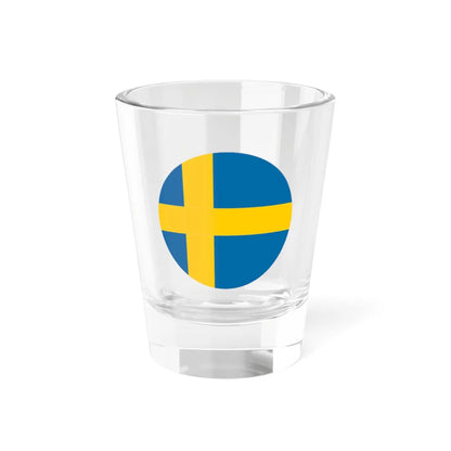Sweden flag orb icon (Sweden) Shot Glass 1.5oz 1.5oz - Go Mug Yourself