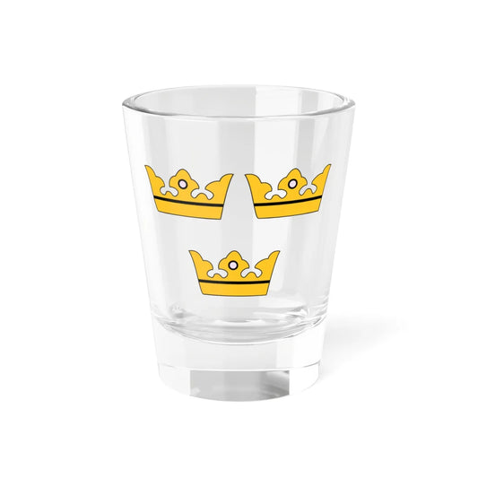 Sweden greater arms three crowns (Sweden) (Coat of Arms) Shot Glass 1.5oz 1.5oz - Go Mug Yourself