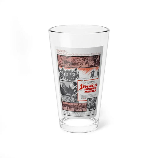 SWEDEN HEAVEN AND HELL 1968 Movie Poster - Pint Glass 16oz 16oz - Go Mug Yourself