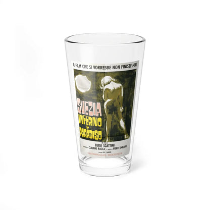 SWEDEN HEAVEN AND HELL (ITALIAN) 1968 Movie Poster - Pint Glass 16oz-16oz-Go Mug Yourself