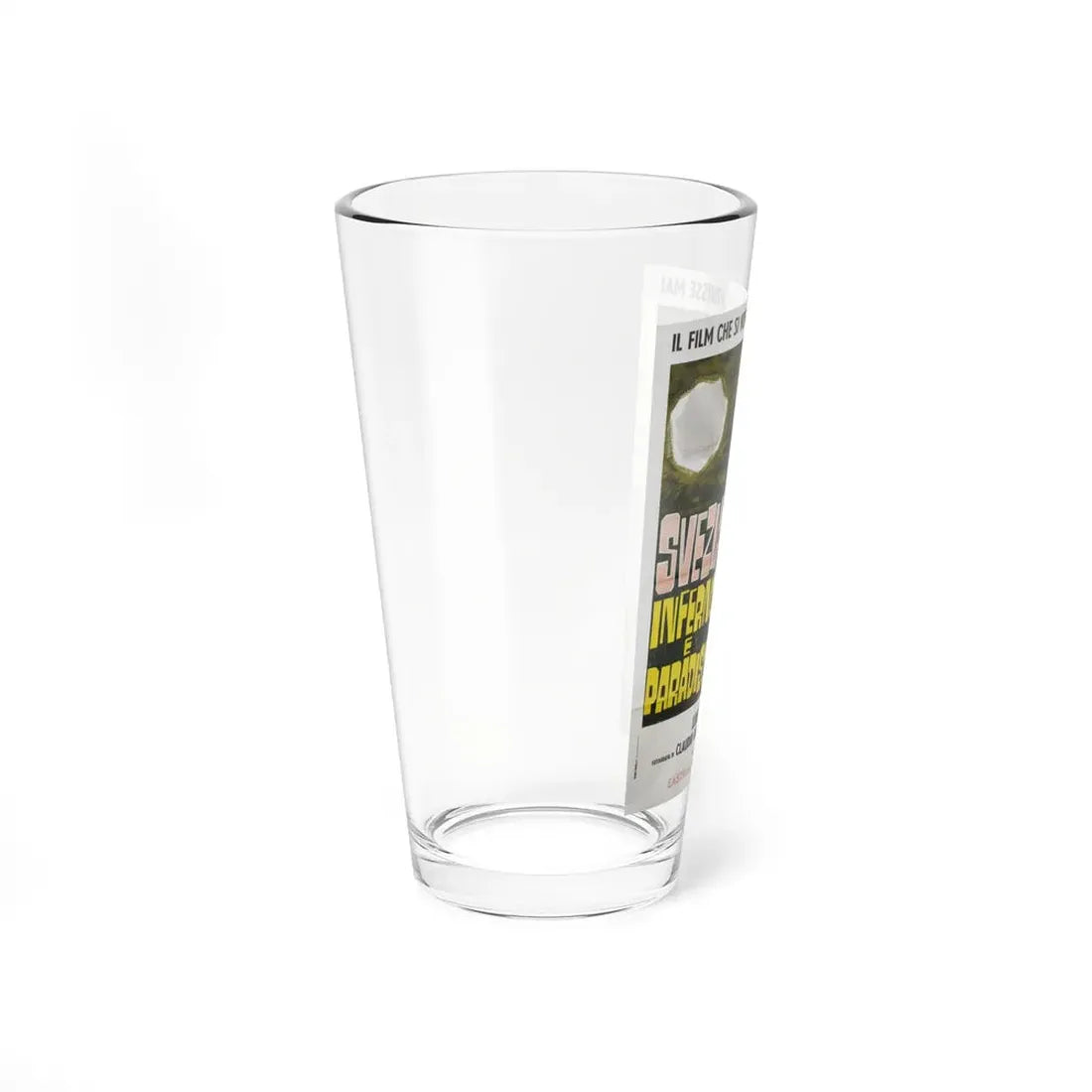 SWEDEN HEAVEN AND HELL (ITALIAN) 1968 Movie Poster - Pint Glass 16oz - Go Mug Yourself