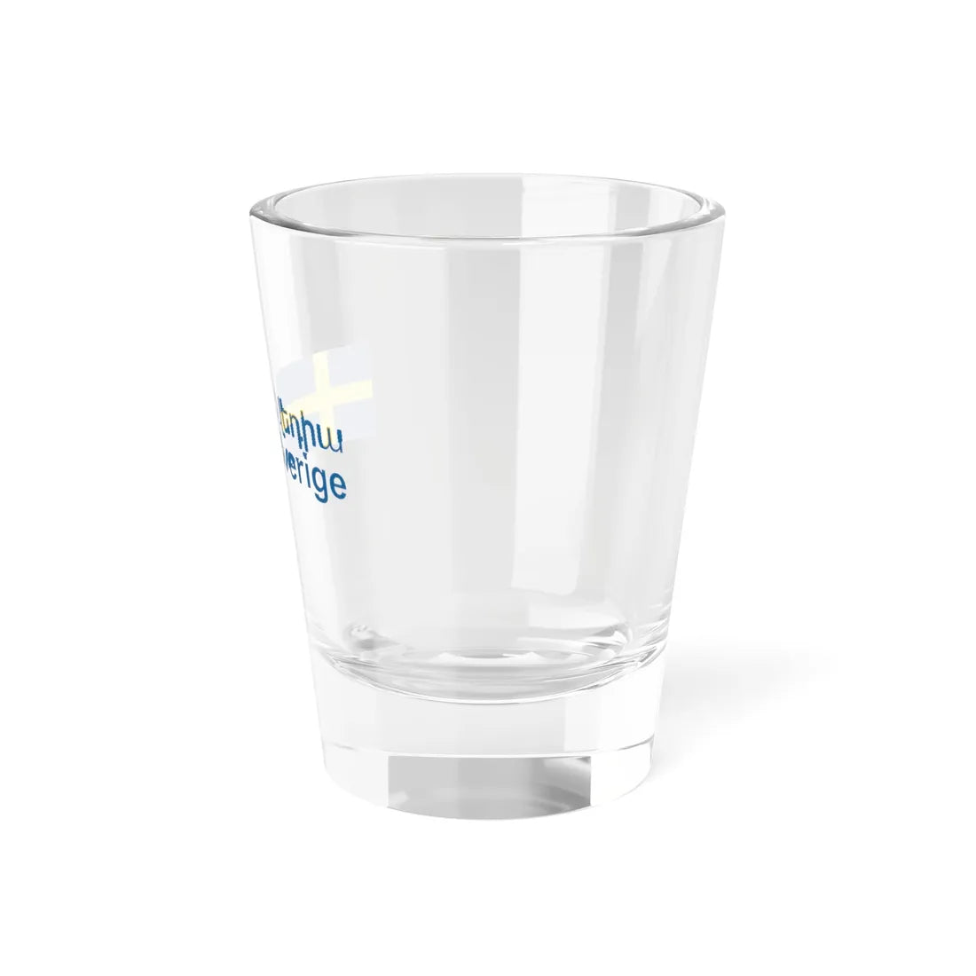 Sweden logo in Armenian language (Sweden) Shot Glass 1.5oz - Go Mug Yourself