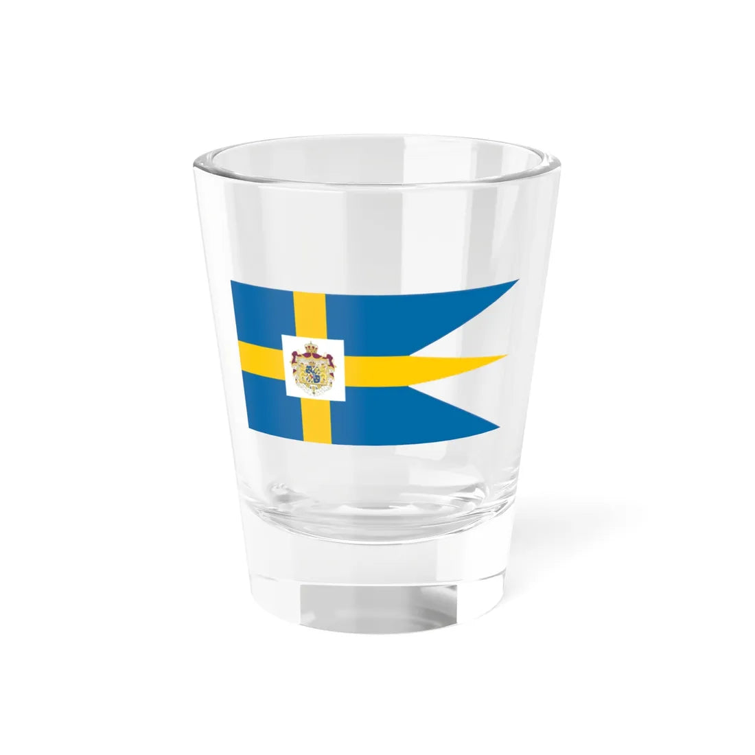 Sweden-Royal-flag-grand-coa (Sweden) Shot Glass 1.5oz 1.5oz - Go Mug Yourself