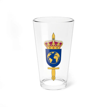 SWEDINT vapen (Sweden) (Coat of Arms) Pint Glass 16oz 16oz - Go Mug Yourself