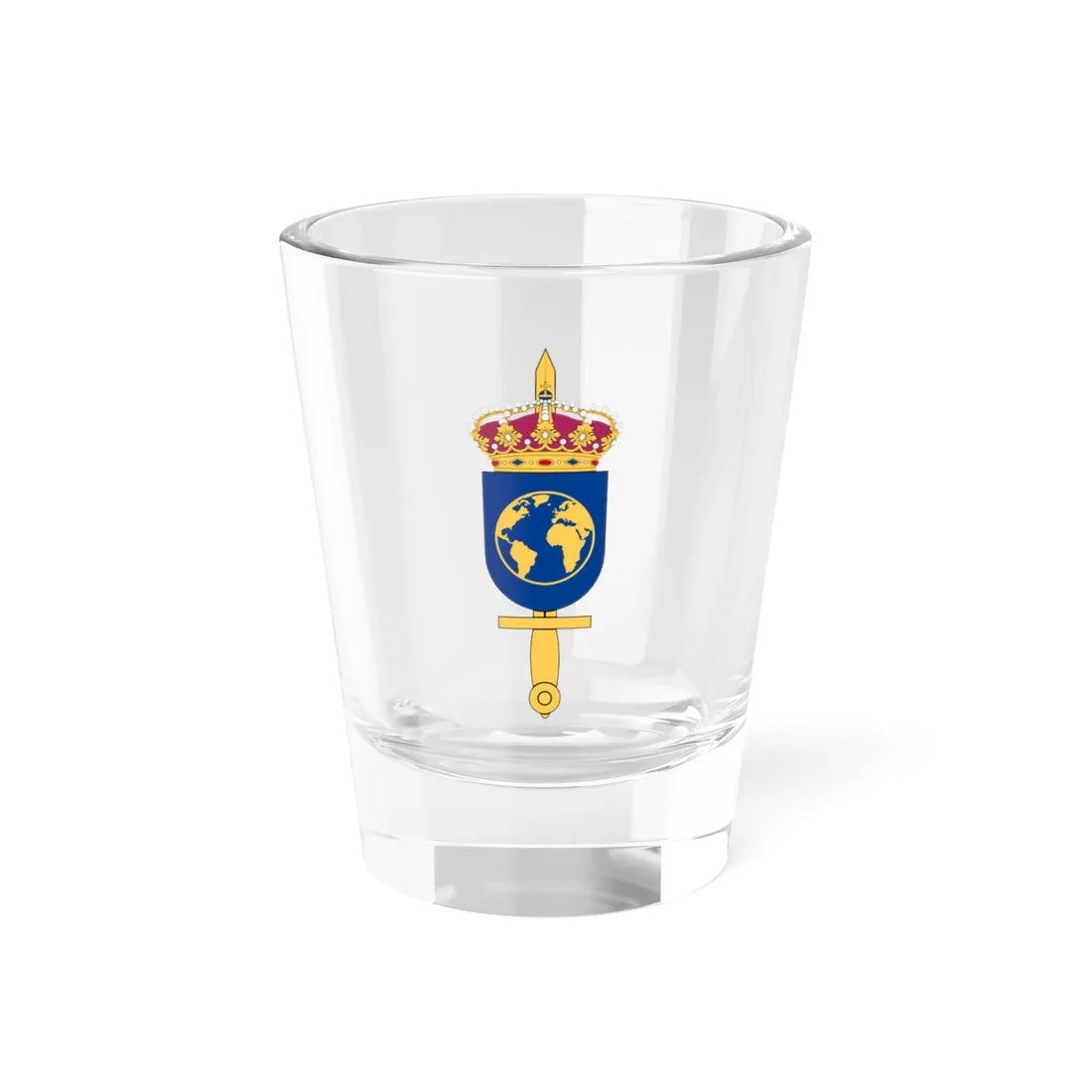 SWEDINT vapen (Sweden) (Coat of Arms) Shot Glass 1.5oz 1.5oz - Go Mug Yourself