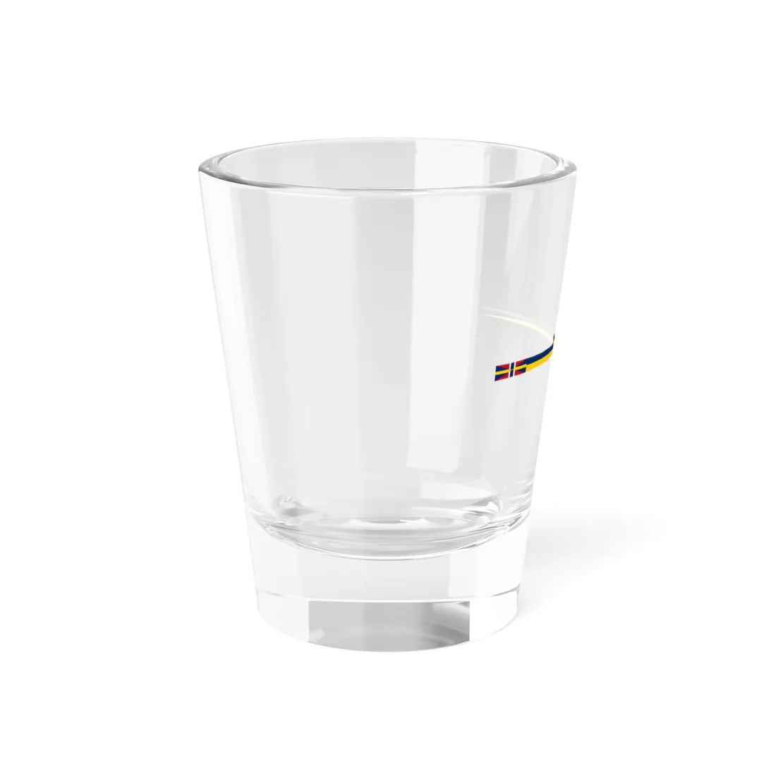 Swedish command flag 1875-1905 - Örlogsvimpel (Estonia) Shot Glass 1.5oz - Go Mug Yourself