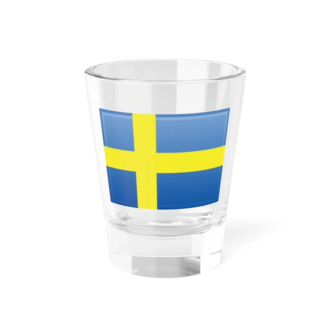 Swedish Flag-1 (Sweden) Shot Glass 1.5oz 1.5oz - Go Mug Yourself