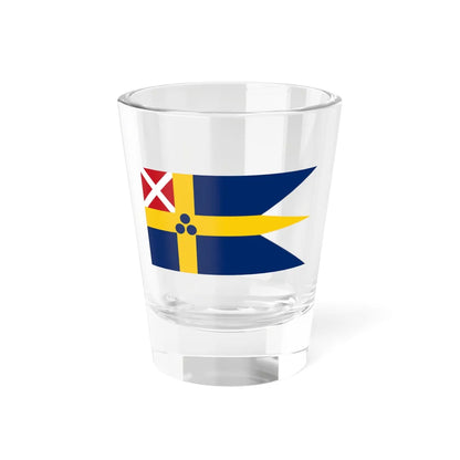 Swedish-Norwegian command flag 1815-1844 - Admiral (Sweden) Shot Glass 1.5oz 1.5oz - Go Mug Yourself