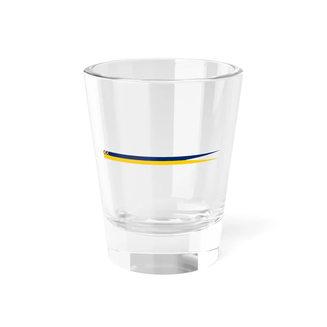 Swedish-Norwegian command flag 1815-1844 - Commander of a Squadron (Estonia) Shot Glass 1.5oz 1.5oz - Go Mug Yourself