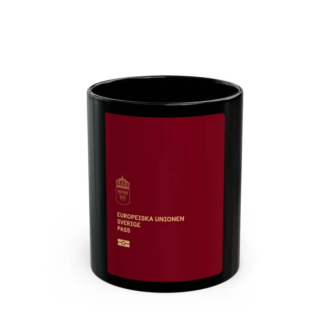 Swedish Passport 2022 - Black Coffee Mug 11oz - Go Mug Yourself