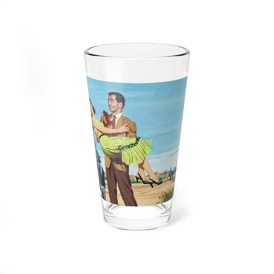 Sweeping Her Off of Her Feet, paperback cover, 1955 - Pint Glass 16oz 16oz - Go Mug Yourself