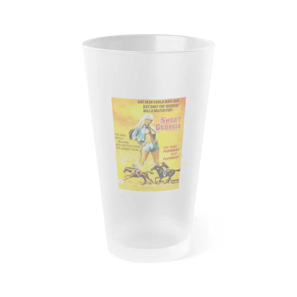 SWEET GEORGIA 1972 Movie Poster - Frosted Pint Glass 16oz-Go Mug Yourself