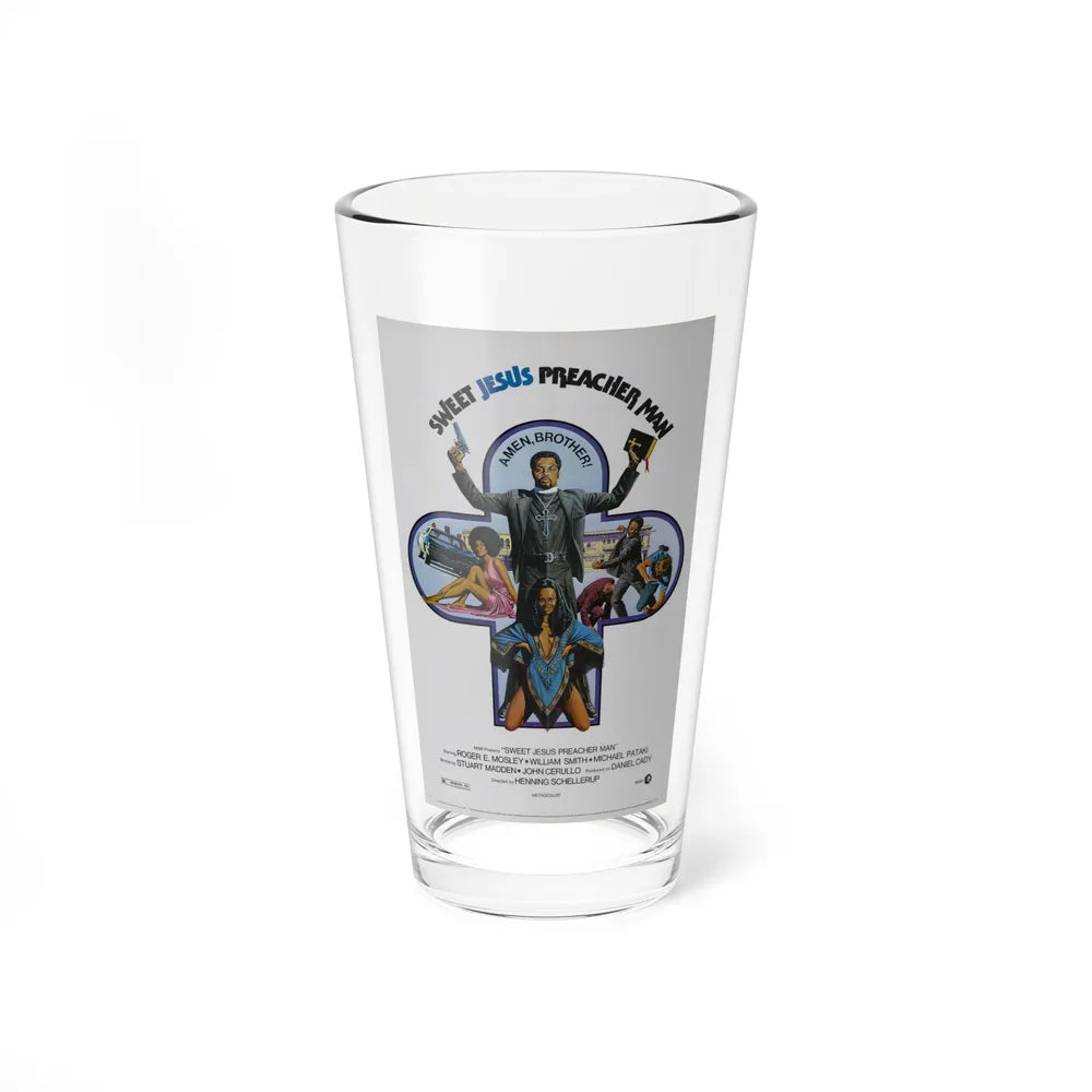 SWEET JESUS PREACHER MAN 1973 Movie Poster - Pint Glass 16oz-16oz-Go Mug Yourself