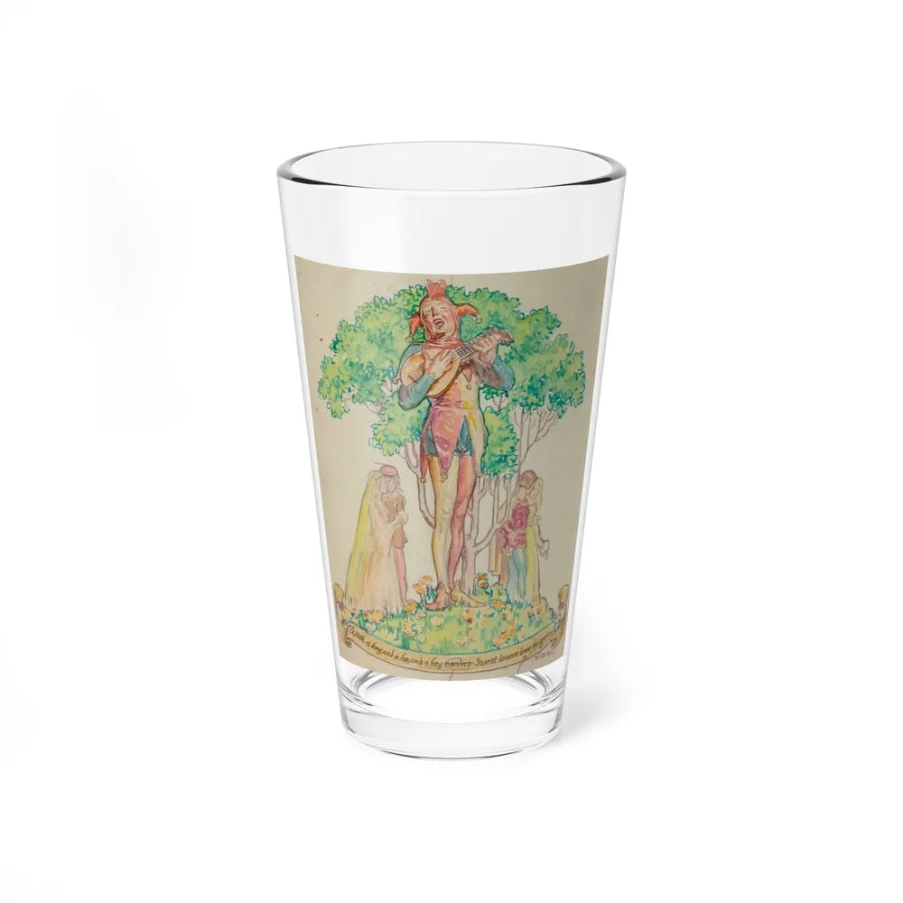 Sweet Lovers Love the Spring, Elks magazine cover study (Magazine Illustration) Pint Glass 16oz-16oz-Go Mug Yourself