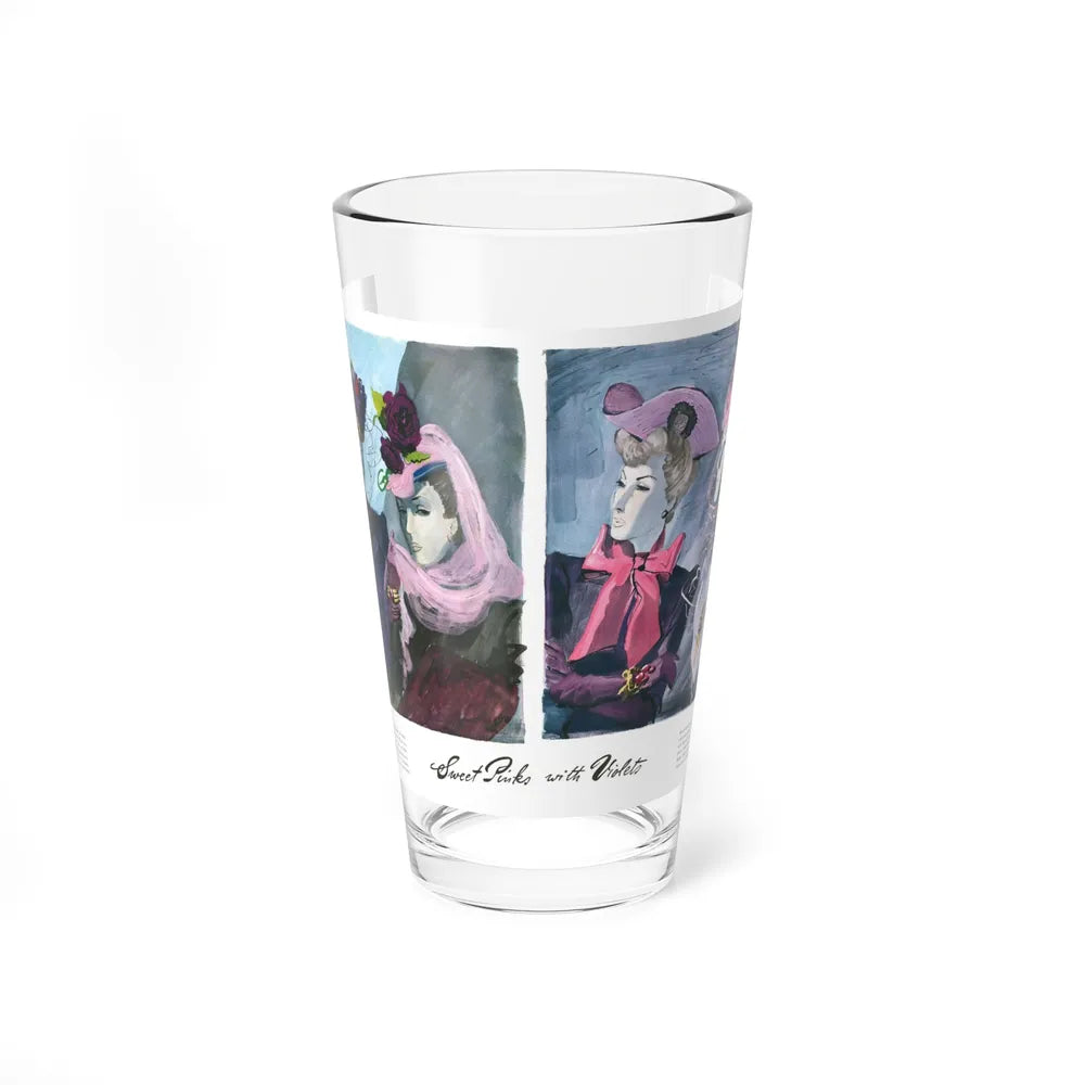 Sweet Pinks with Violets, 1941 (Magazine Illustration) Pint Glass 16oz-16oz-Go Mug Yourself