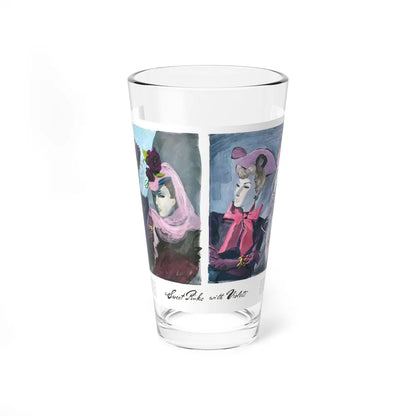 Sweet Pinks with Violets, 1941 (Magazine Illustration) Pint Glass 16oz-16oz-Go Mug Yourself