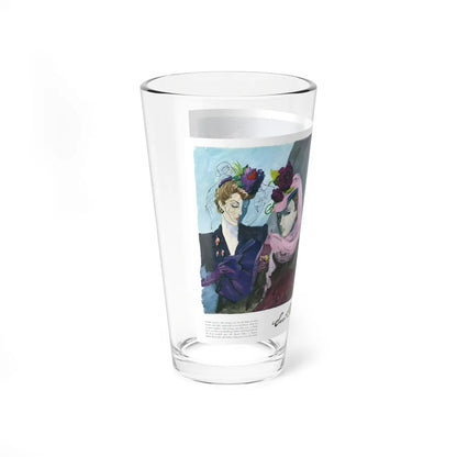 Sweet Pinks with Violets, 1941 (Magazine Illustration) Pint Glass 16oz-Go Mug Yourself