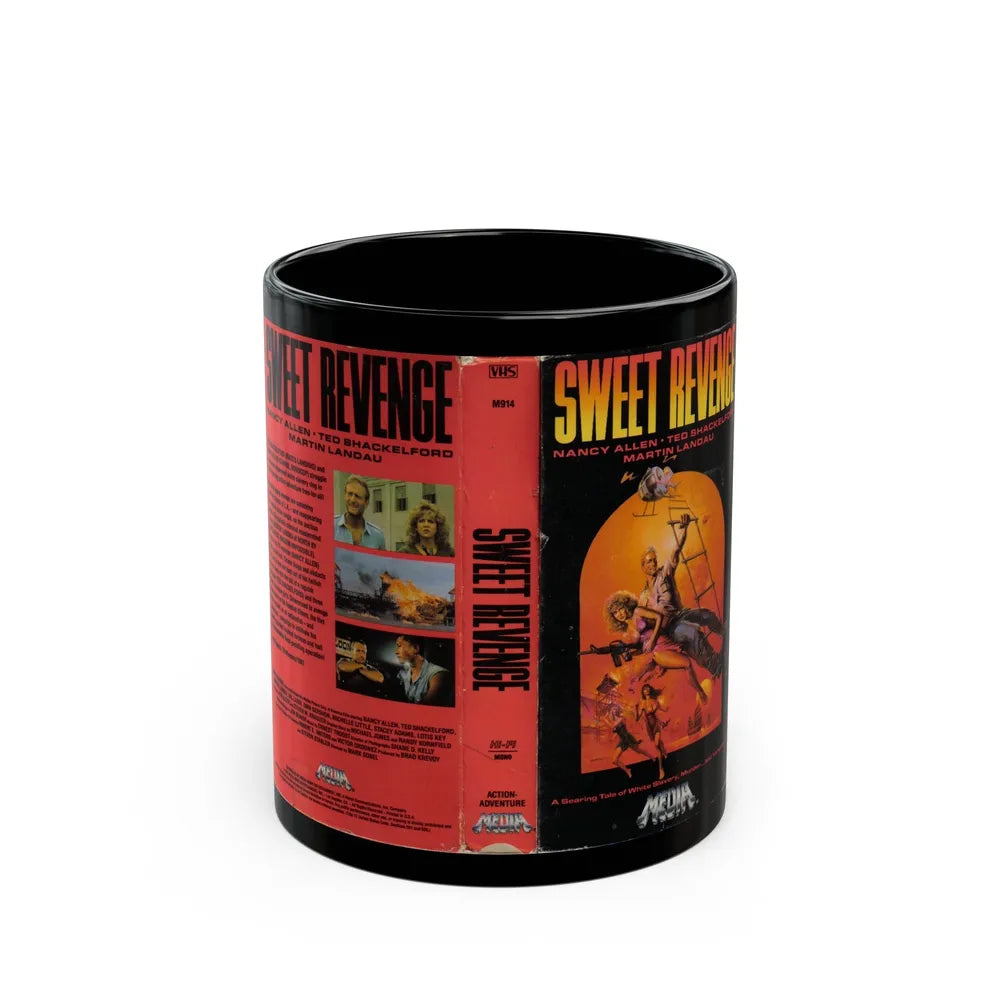 SWEET REVENGE (VHS COVER) - Black Coffee Mug-11oz-Go Mug Yourself