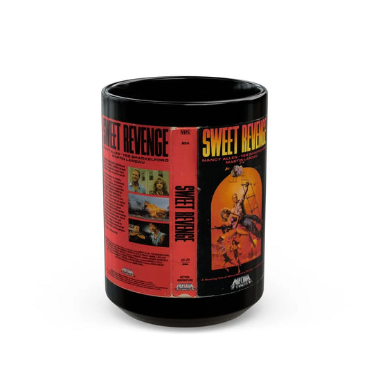 SWEET REVENGE (VHS COVER) - Black Coffee Mug-15oz-Go Mug Yourself