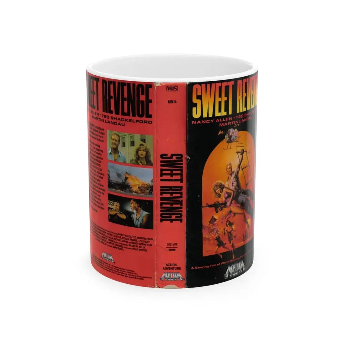 SWEET REVENGE (VHS COVER) - White Coffee Mug 11oz - Go Mug Yourself