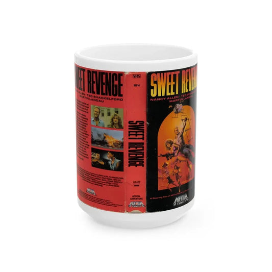 SWEET REVENGE (VHS COVER) - White Coffee Mug 15oz - Go Mug Yourself