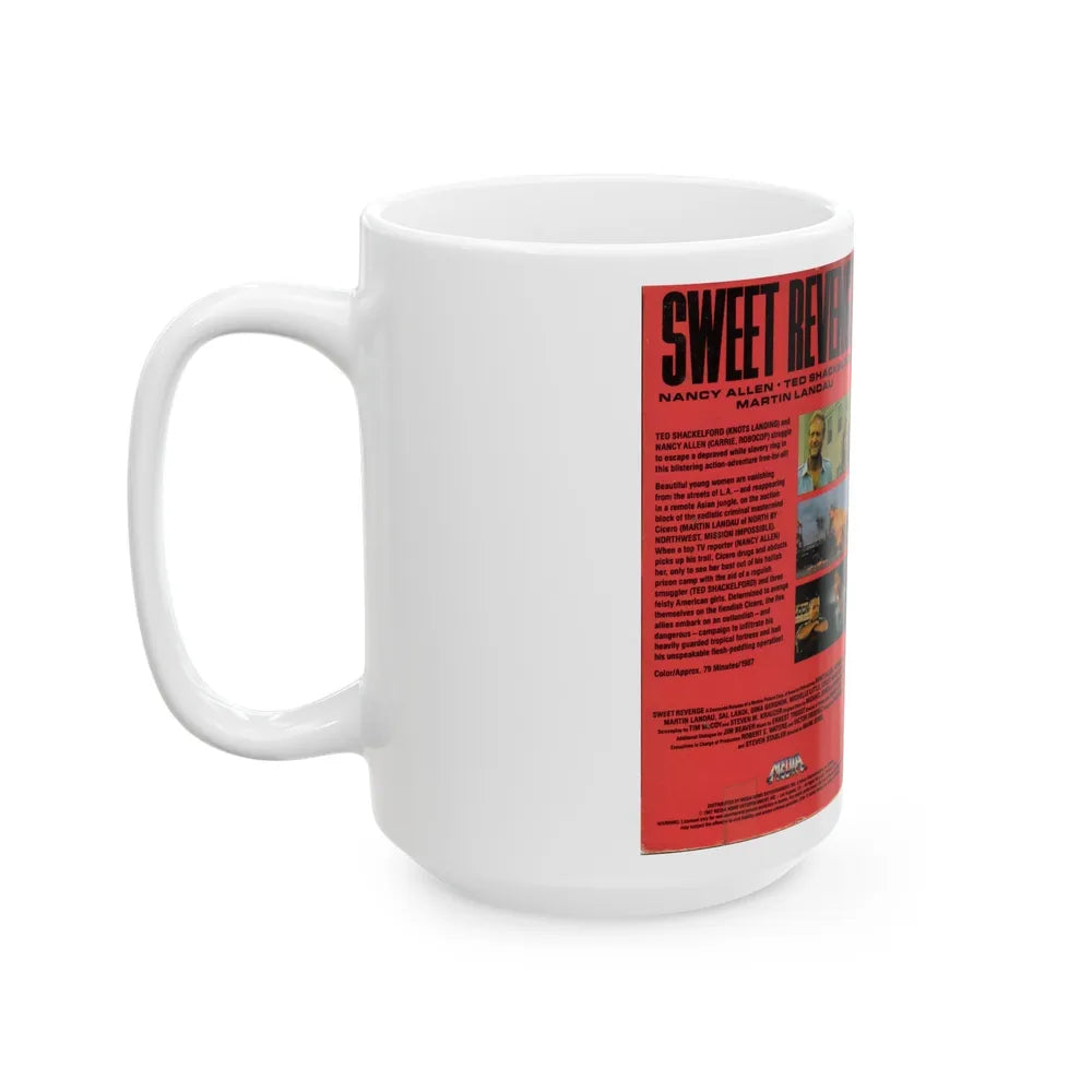 SWEET REVENGE (VHS COVER) - White Coffee Mug-Go Mug Yourself