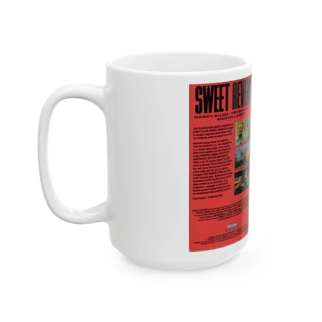 SWEET REVENGE (VHS COVER) - White Coffee Mug - Go Mug Yourself