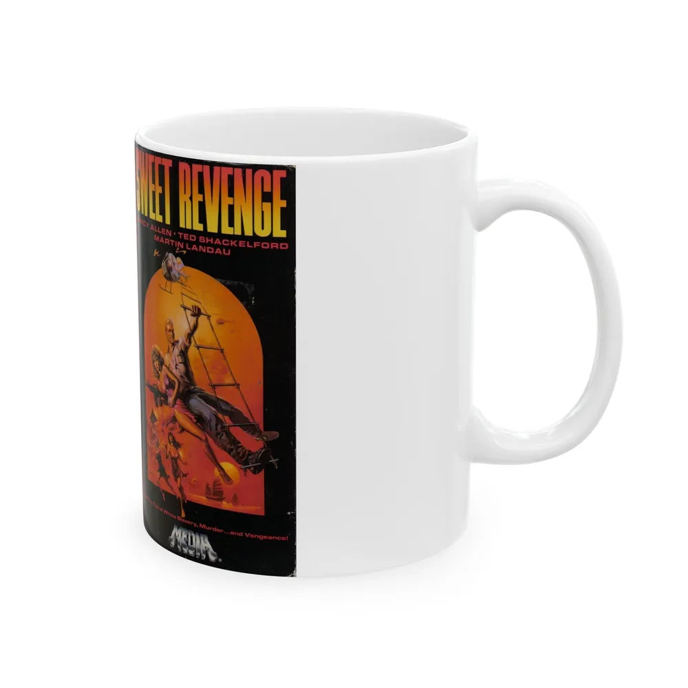 SWEET REVENGE (VHS COVER) - White Coffee Mug-Go Mug Yourself