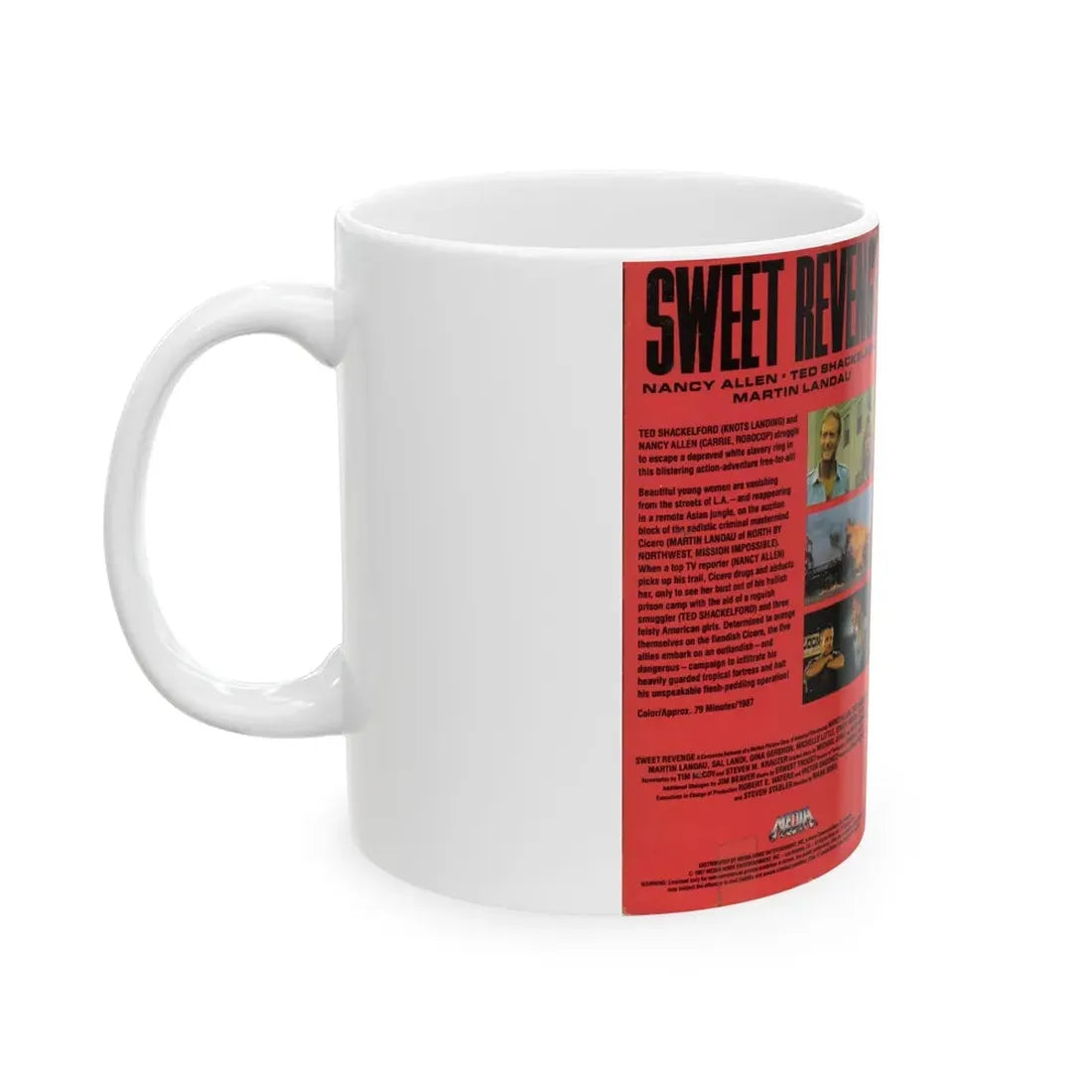 SWEET REVENGE (VHS COVER) - White Coffee Mug - Go Mug Yourself