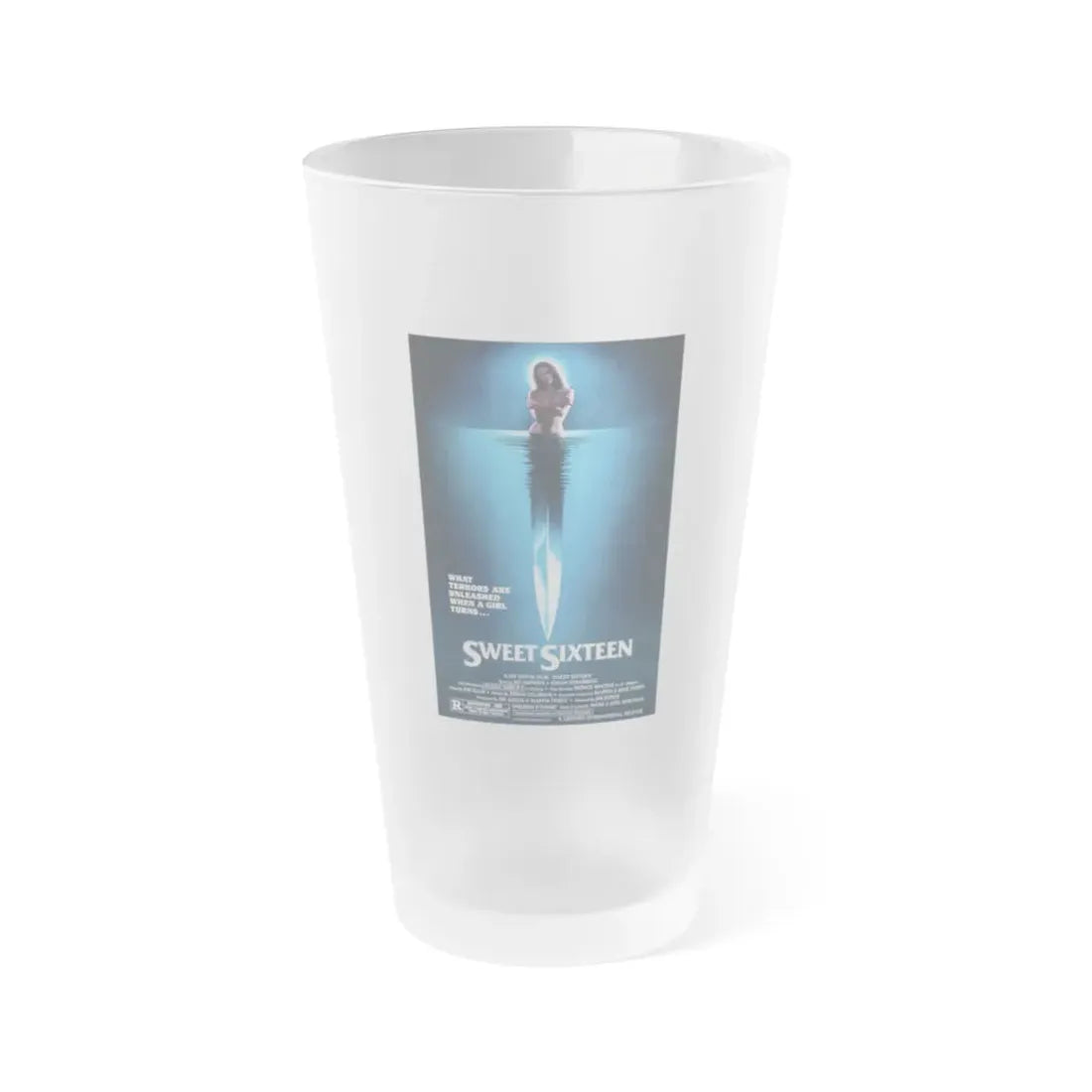 SWEET SIXTEEN 1983 Movie Poster - Frosted Pint Glass 16oz Default Title - Go Mug Yourself