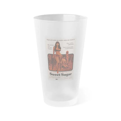 SWEET SUGAR 1972 Movie Poster - Frosted Pint Glass 16oz Default Title - Go Mug Yourself
