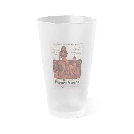 SWEET SUGAR 1972 Movie Poster - Frosted Pint Glass 16oz-Go Mug Yourself